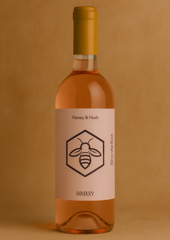 Rose Wine Mockup